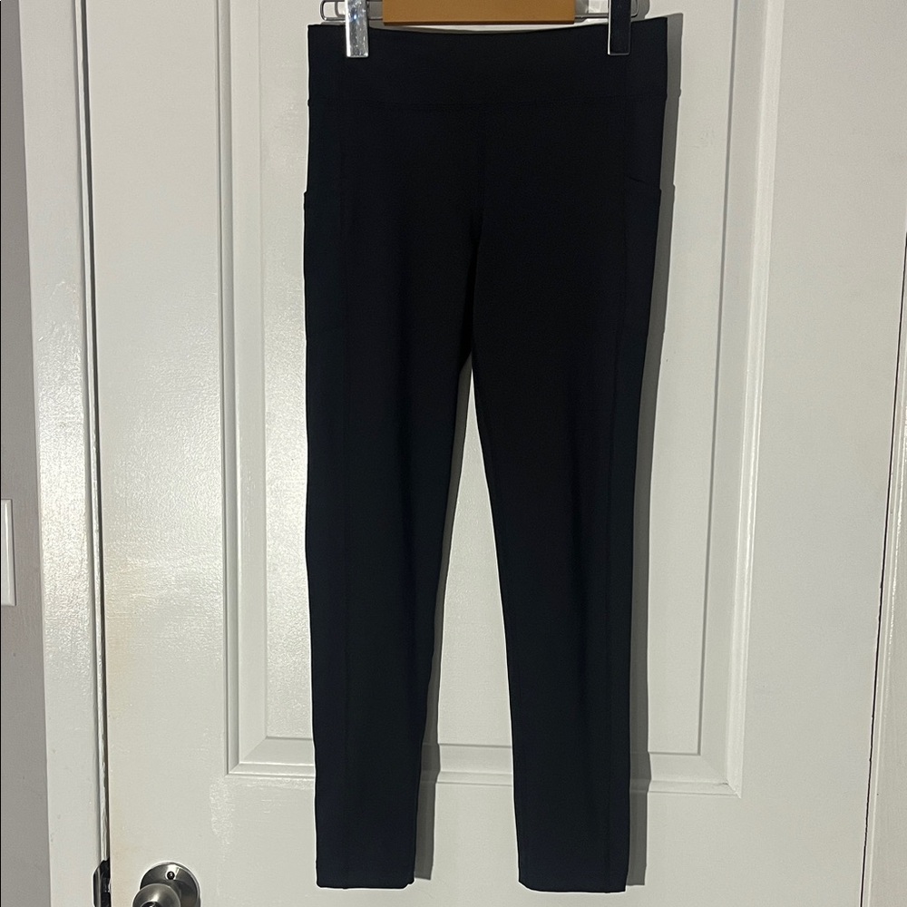 Black Diadora kids leggings